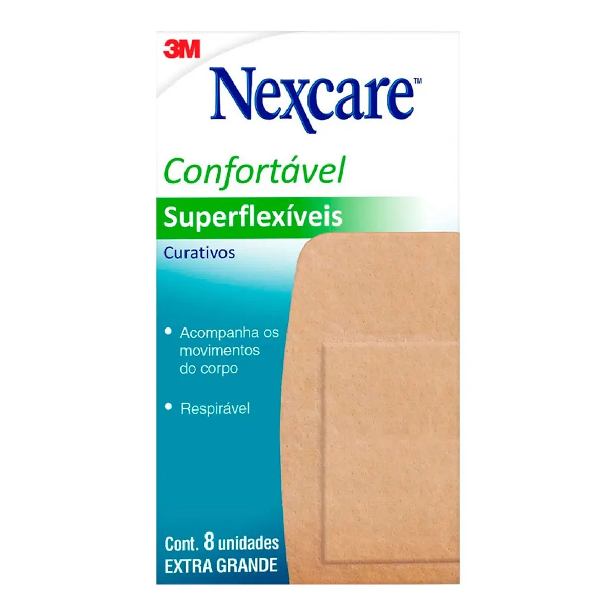 Curativo Nexcare Superflexiveis 8 Unidades