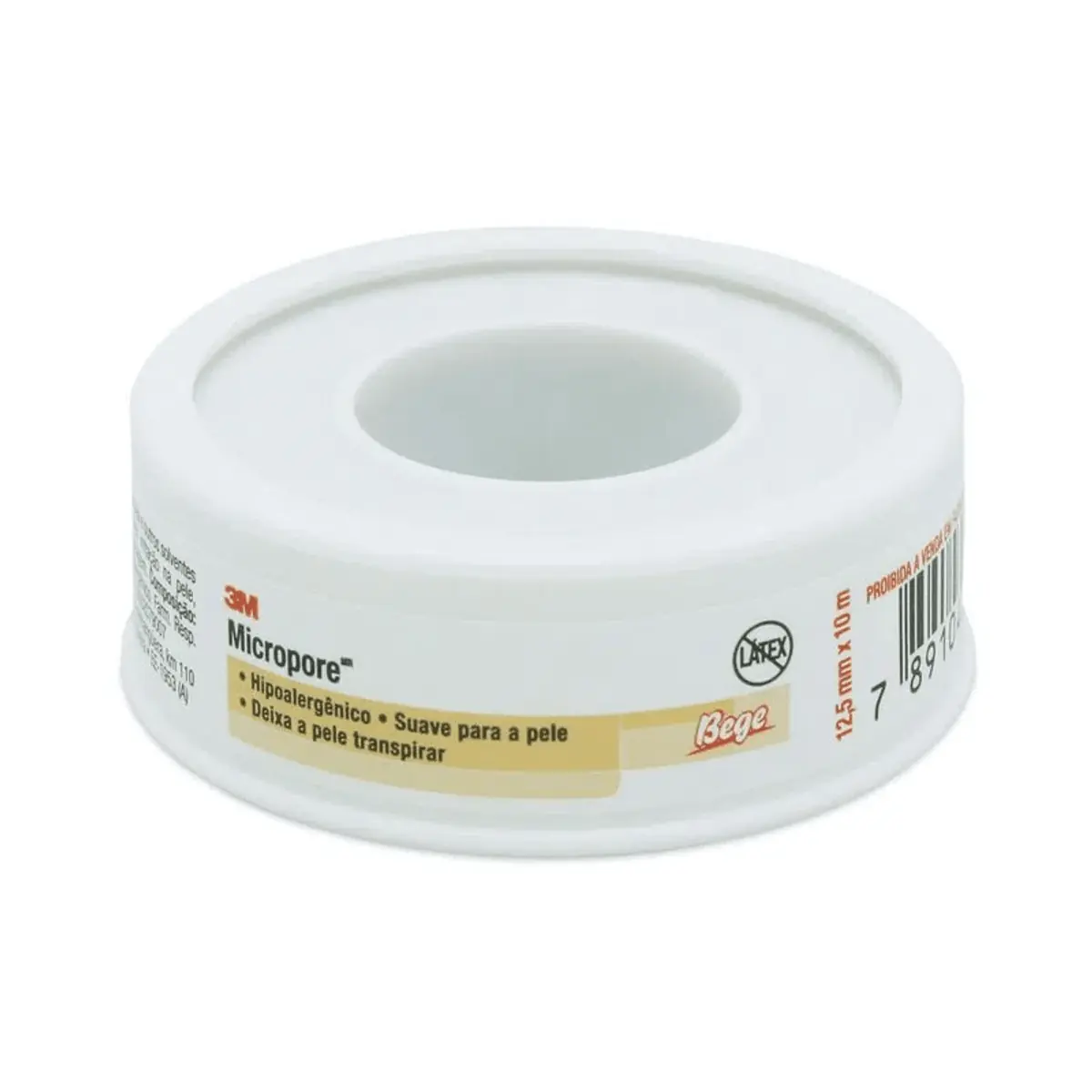 Fita Cirurg Micropore 012,5x10 Cor Da Pele 3m