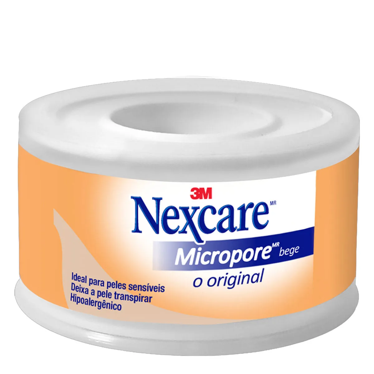 Fita Micropore Bege Nexcare 25mm x 4,5m