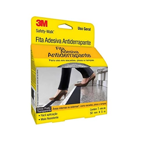 Fita Antiderrapante Safety WALK Cinza 50MM X 5M