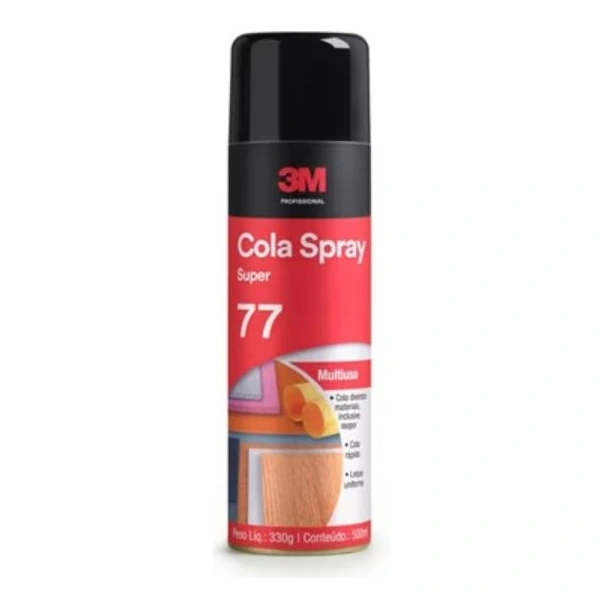 Adesivo em Spray 77 Super 330g - 3M HB004539720