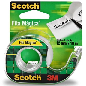 Fita Mágica Com Dispensador Scotch 12mm X 10m