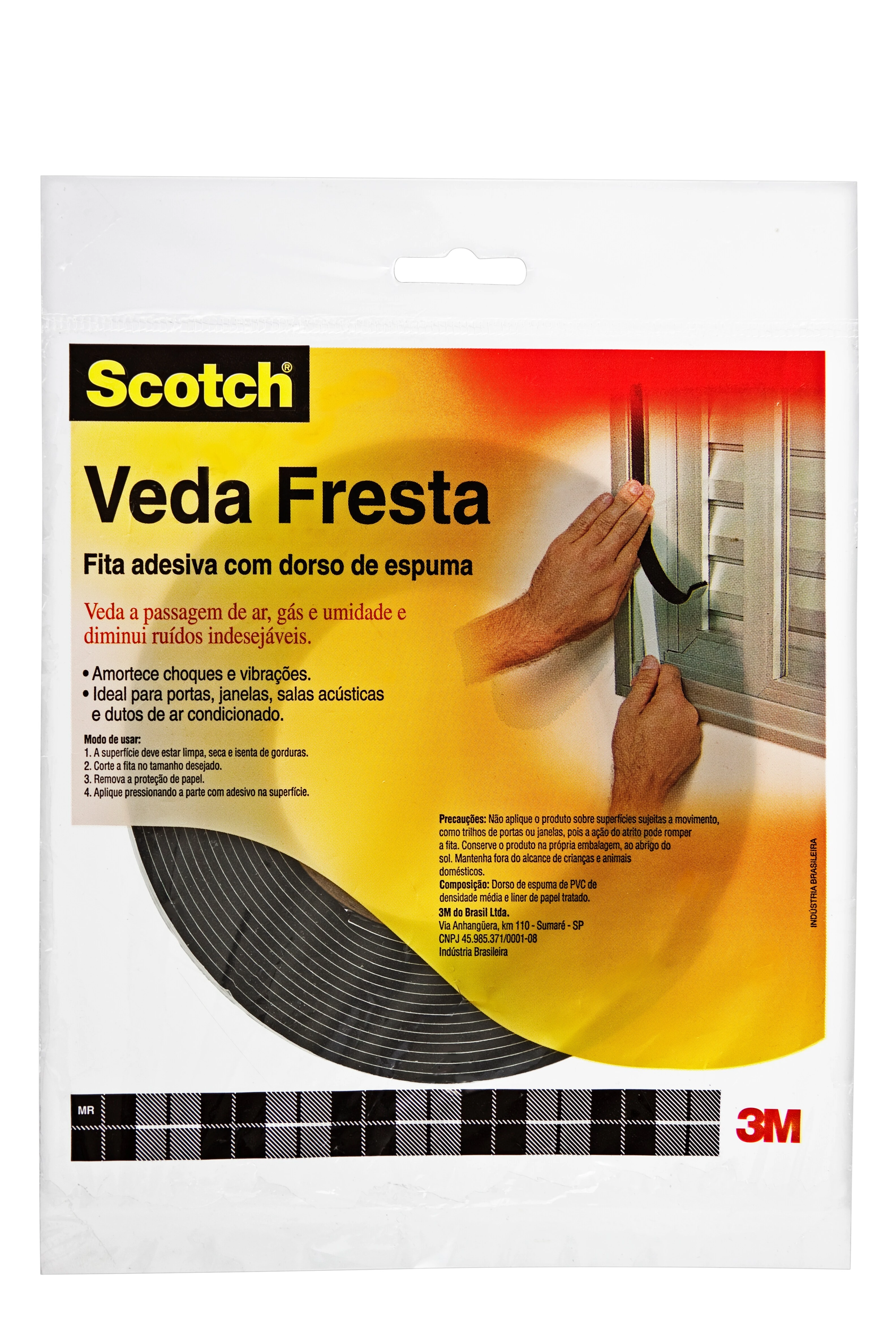 Fita Veda Fresta 3M SCOTCH 19MM X 5M F3M