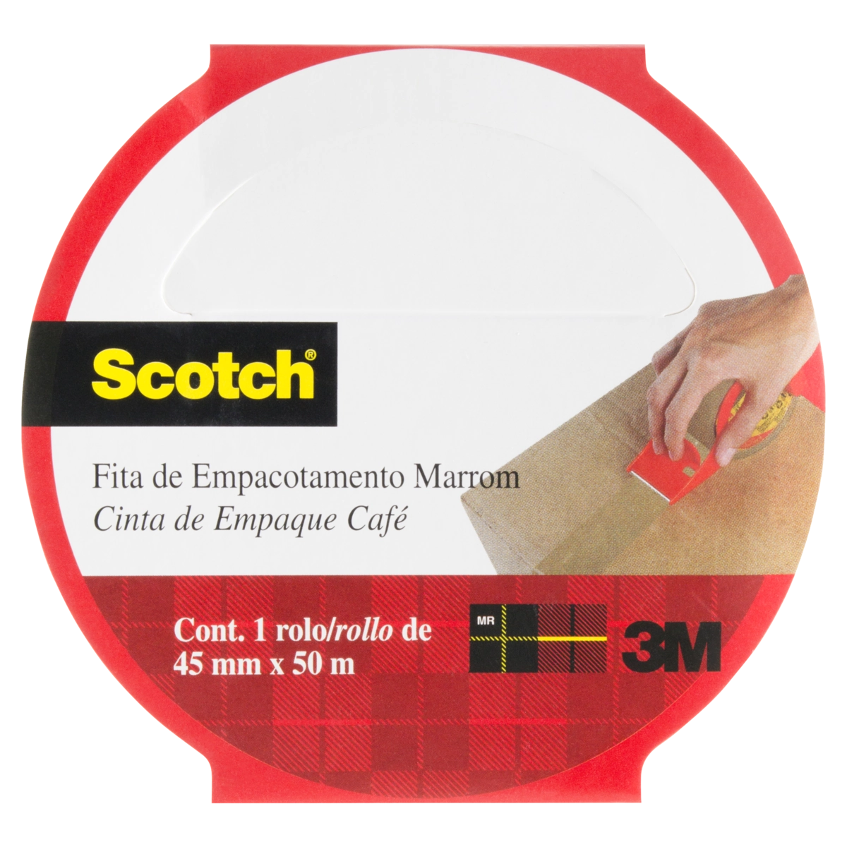 Fita Empacotamento Marrom Scotch 45mm X 50m
