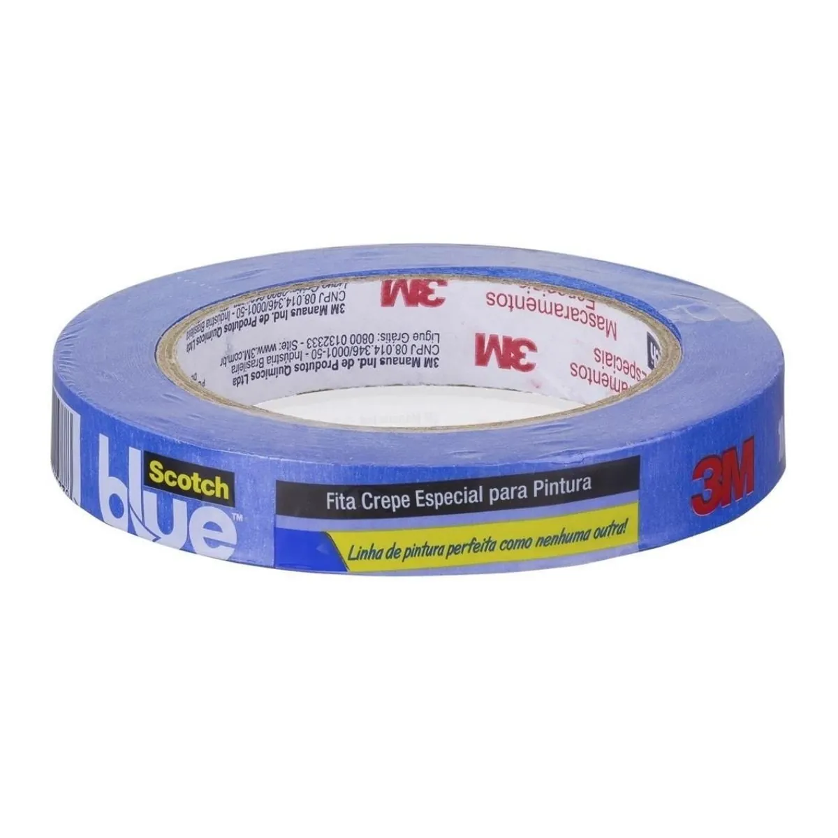 Fita Crepe Para Pintura Residencial Scotch Blue 18mm X 50m