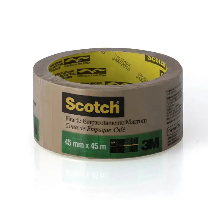 Fita Para Empacotamento 4 Unidades Scotch 3M Marrom