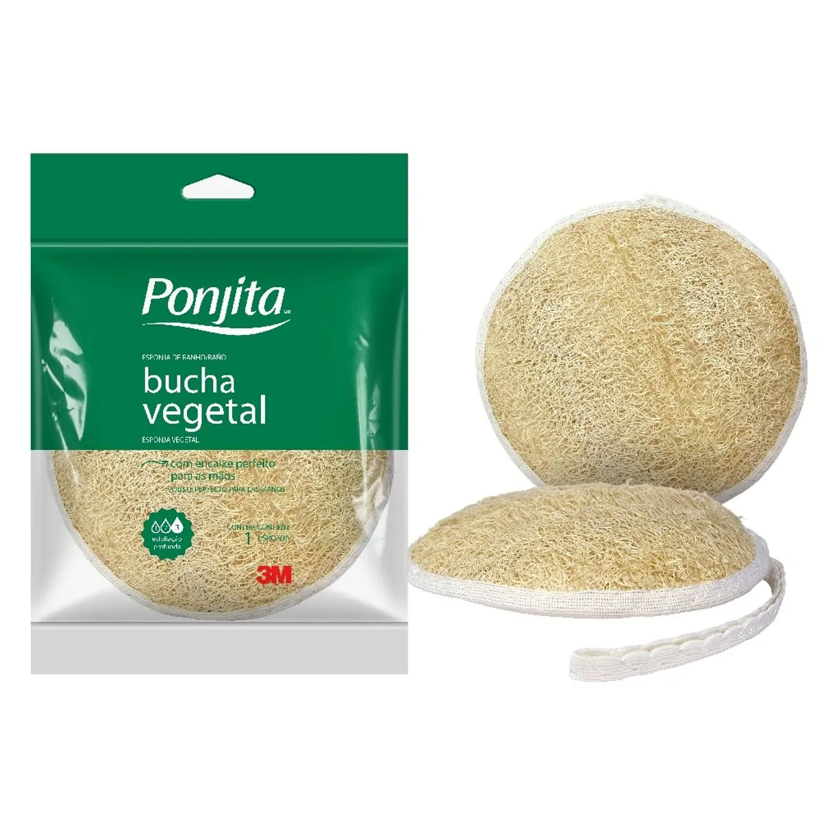 Bucha Vegetal Ponjita 1 Unidade
