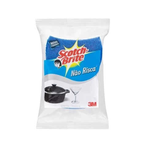 Esponja P/limpeza Scotch Brite Nao Risca Azul R4119879