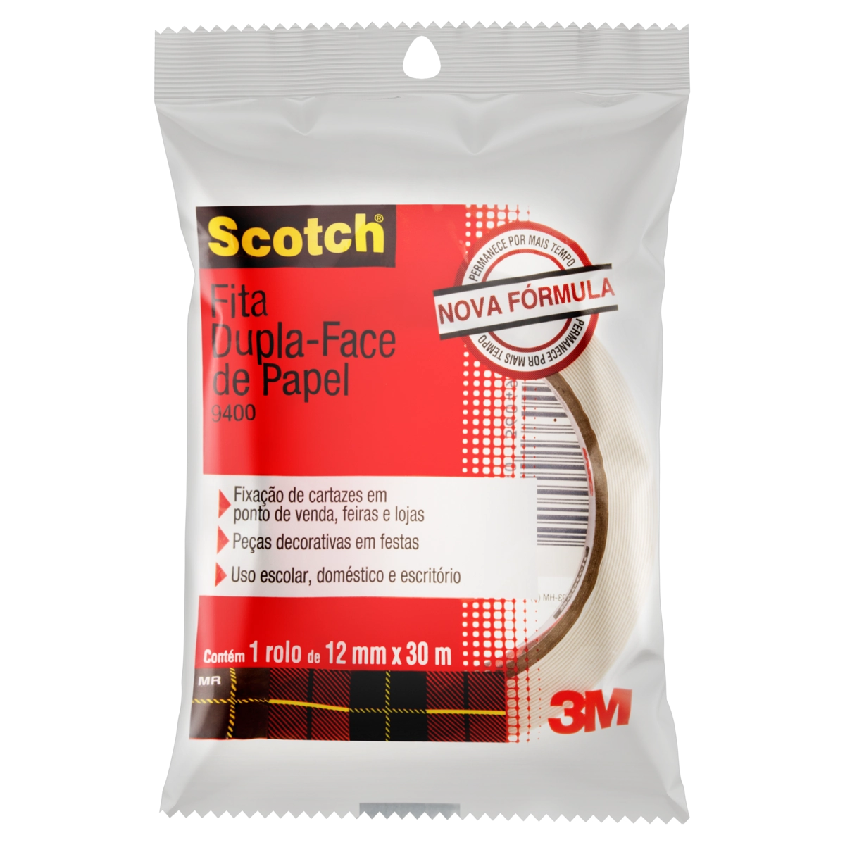 Fita Dupla Face Scotch 12mm X 30m