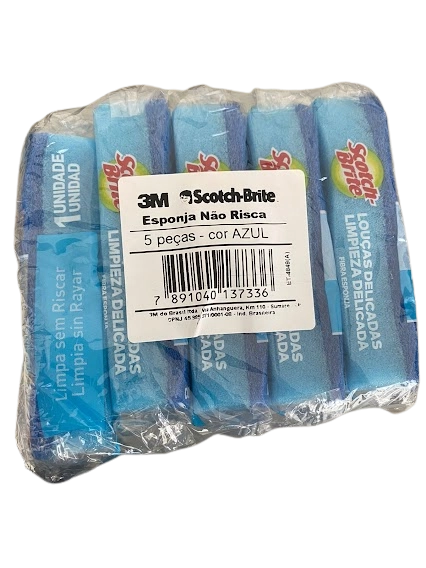 Esponja Scotch Brite C/5unidade Nao Risca
