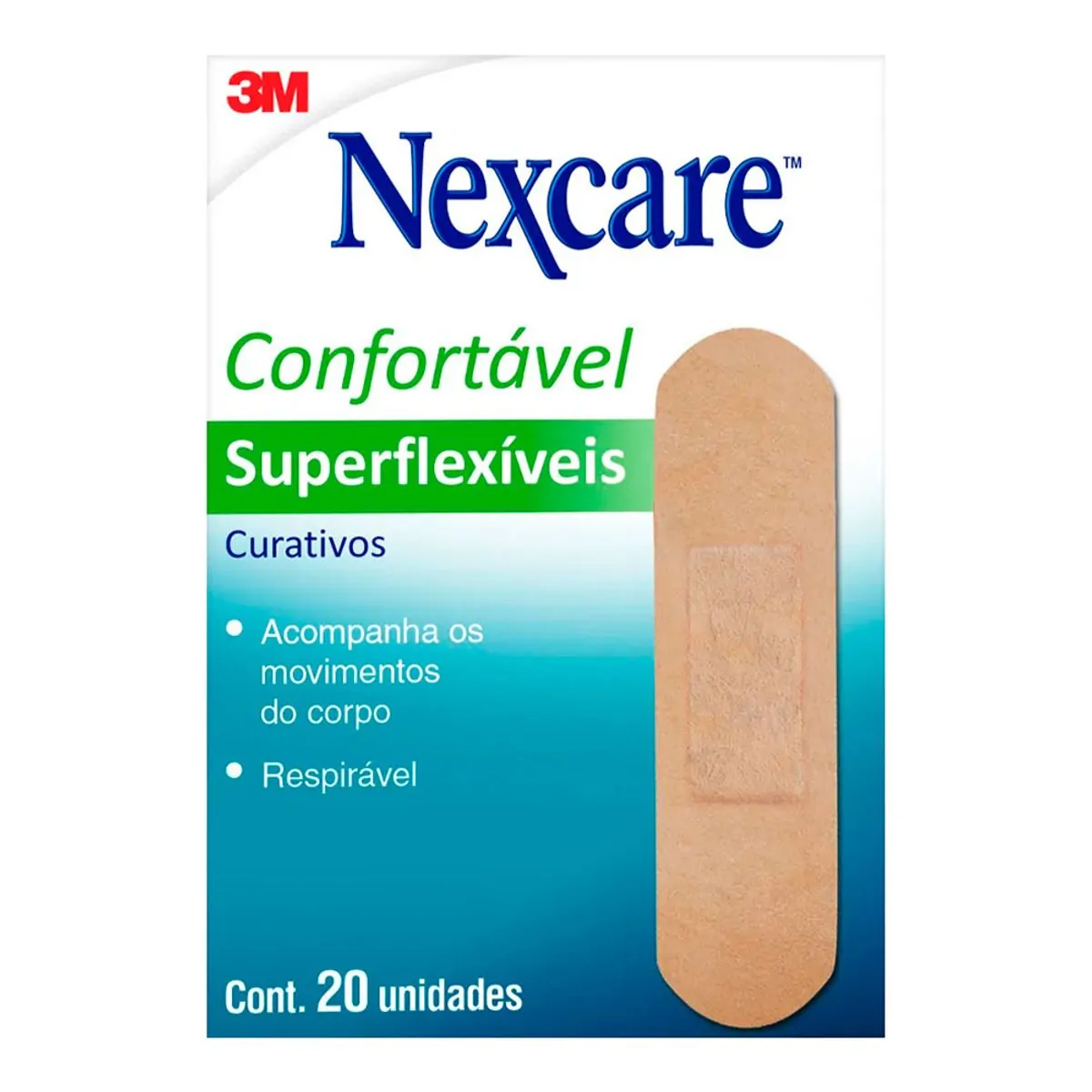Curativos Superflexiveis Nexcare 20 Unidades