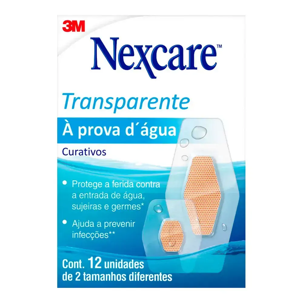 Curativo Nexcare Transparente Prova D'Agua