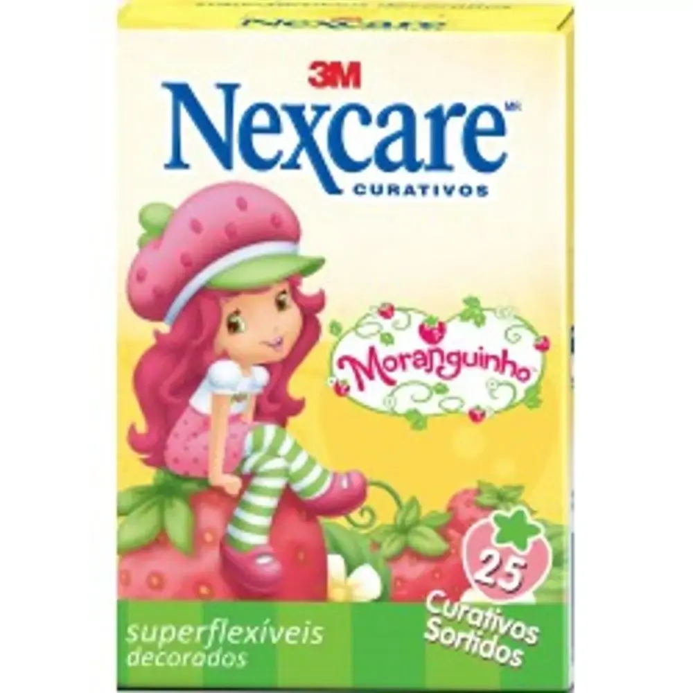 Curativo Nexcare 3m Moranguinho Com 15 Unidades