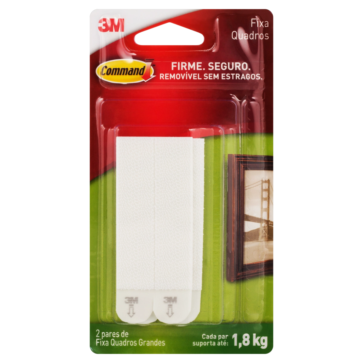 Kit de Fixadores de Quadros 3M com 2 Pares