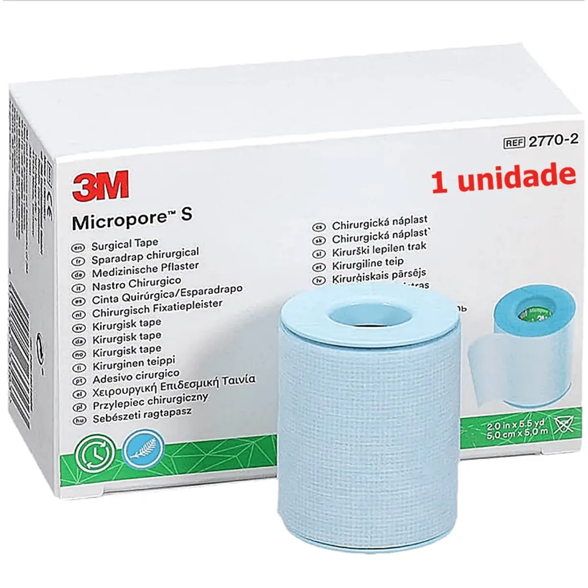 Fita De Silicone Remocao Suave - 5Cm X 5M