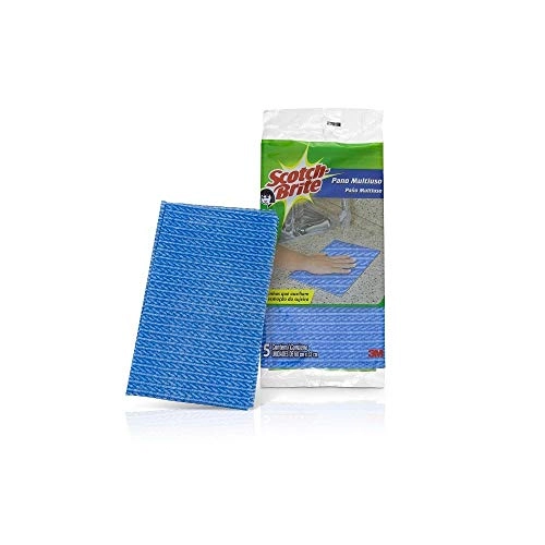 Pano Multi Uso Scotch Brite Azul C/5