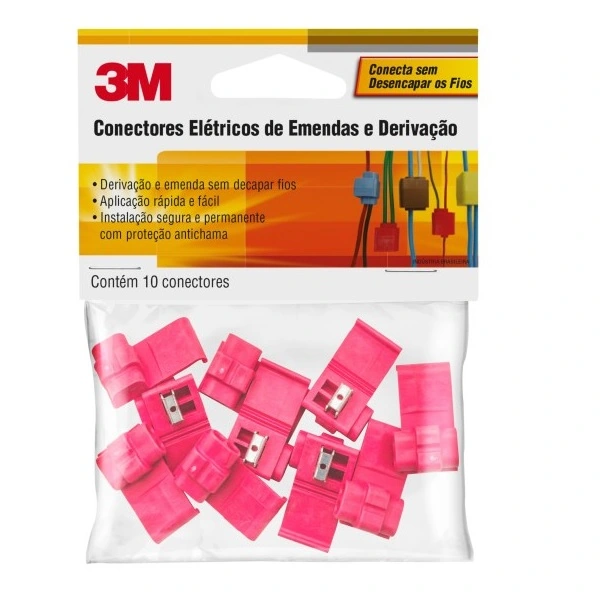 Conector Emenda Derivação 3m Scotchlok 1 0mm 10 Amp Idc 557