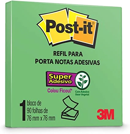 Refil Pop Up Limão 76x76mm 90f