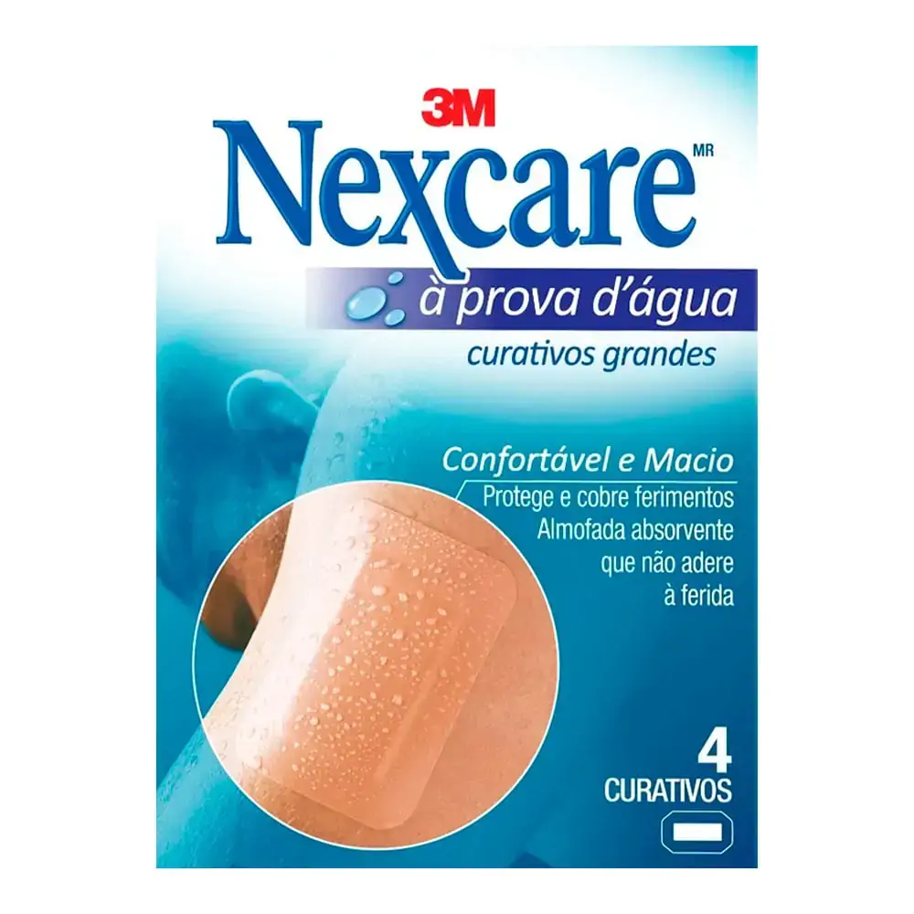 3M NEXCARE CURATIVO PROVA DAGUA GRANDE C/4