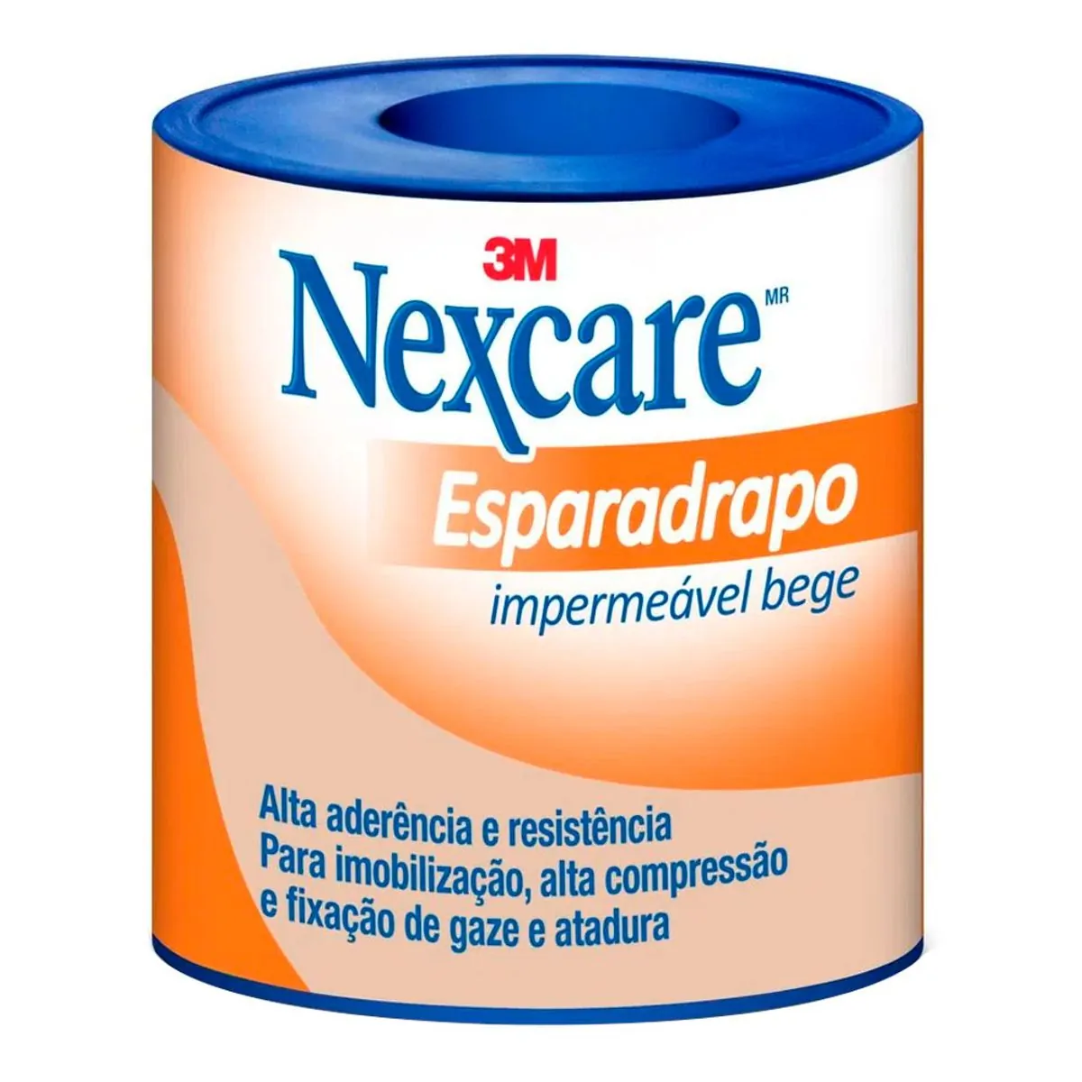 Esparadrapo Impermeável Nexcare Bege 50mm x 3m