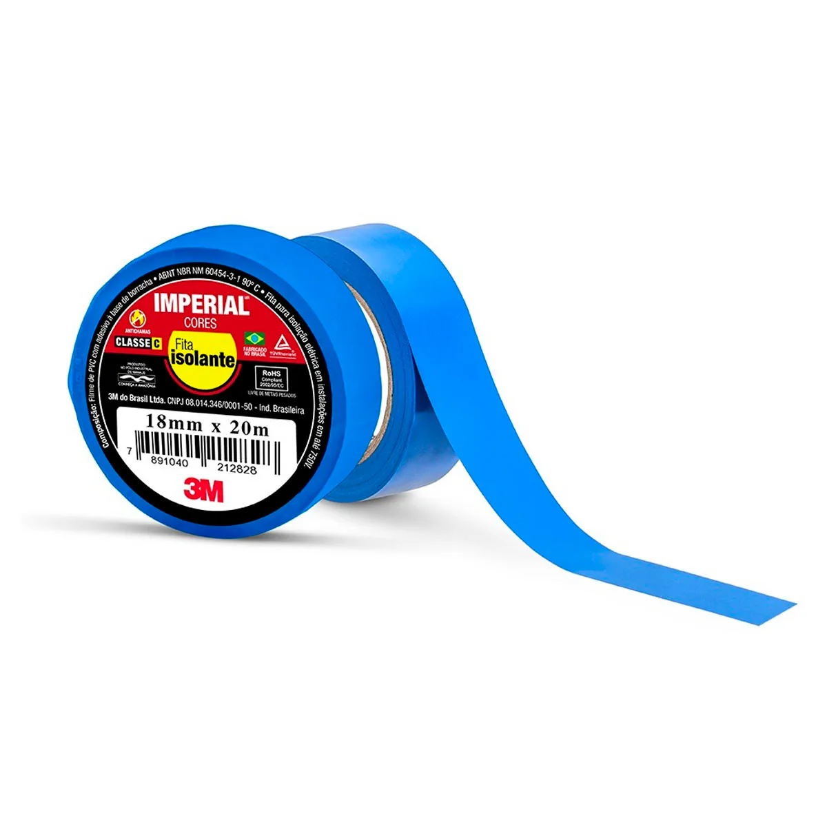 Fita Isol Imperial Color 18mm X 20m Az Ft Is