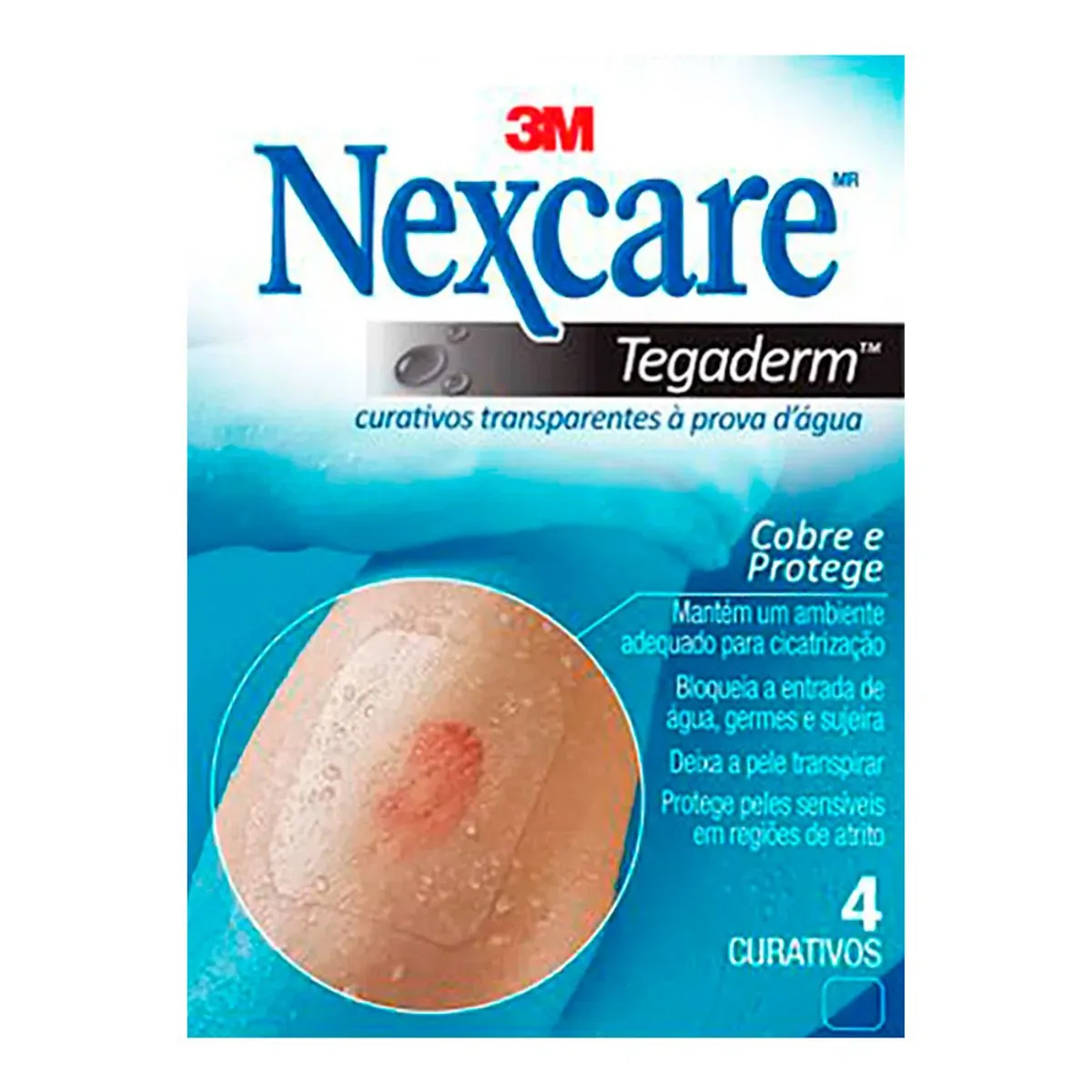 Curativo Nexcare Tegaderm com 4 Unidades 3M