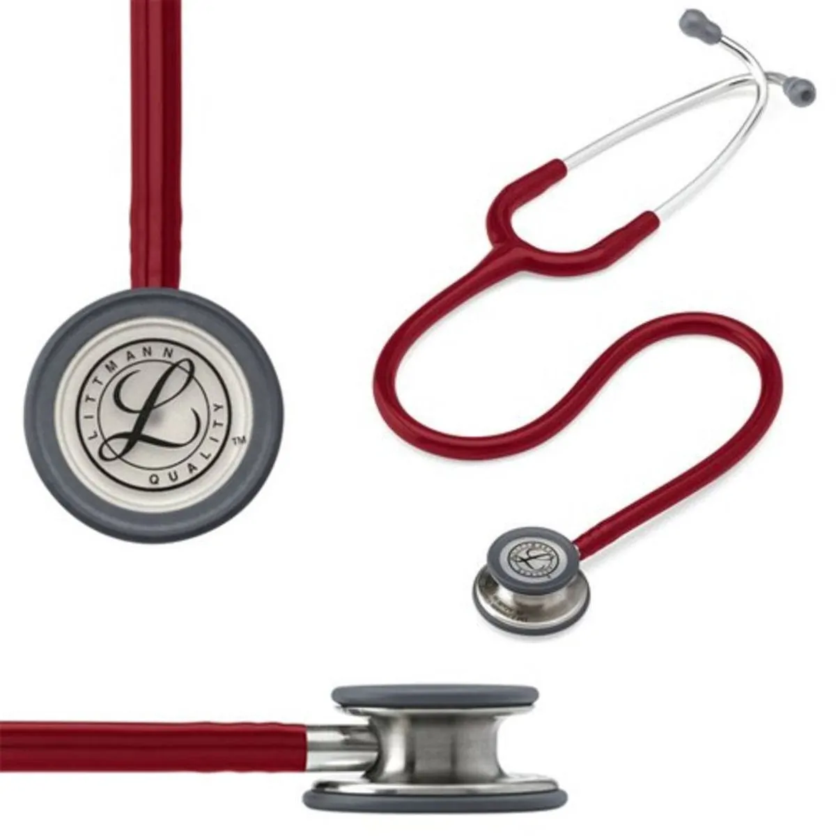 Estetoscópio Littmann Classic III 3M Vinho e Inox 5627