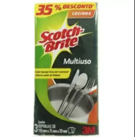 Esponja Multiuso Cozinha Scotch Brite 4 Unidades Grátis Esponja Extrema