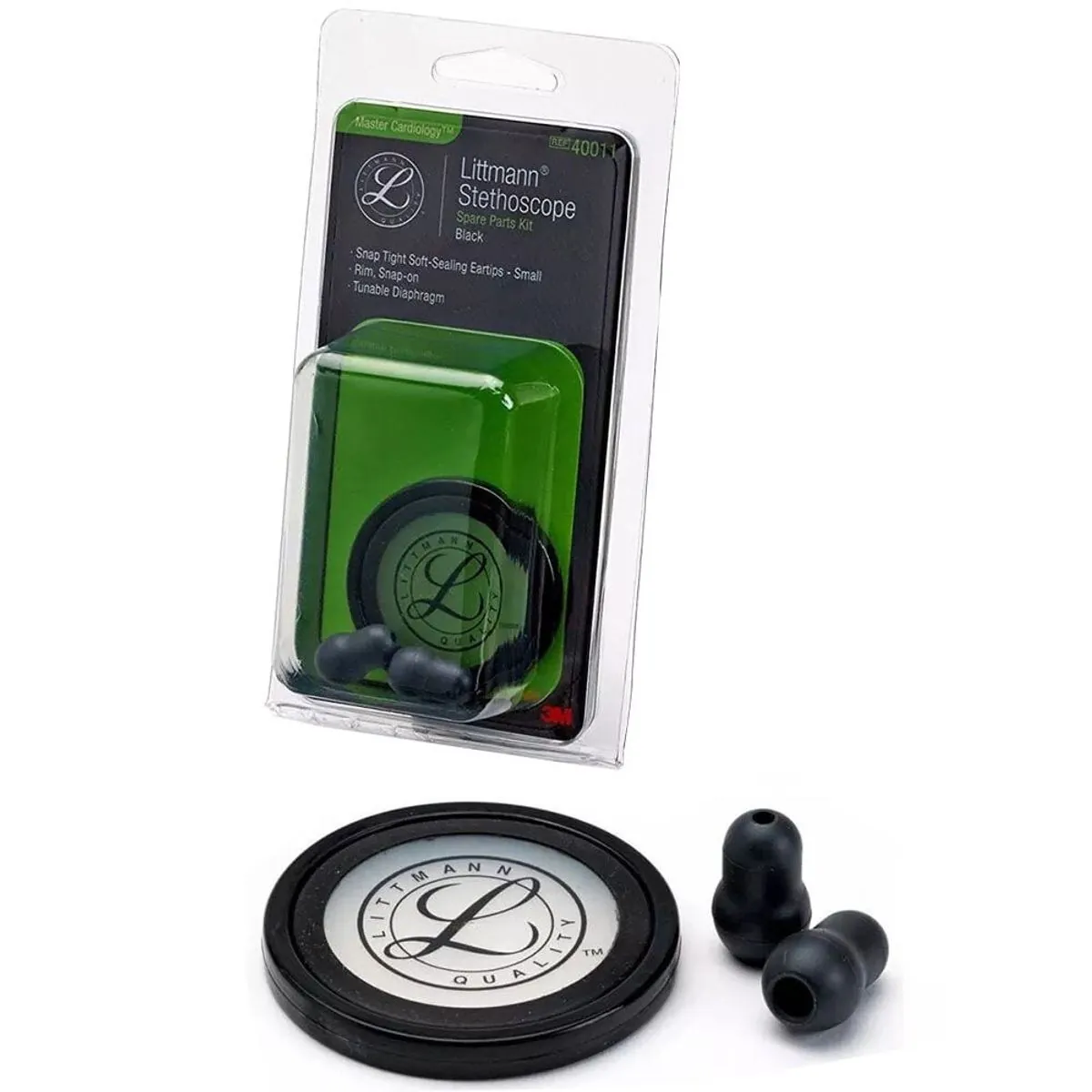 Kit De Reparo Para Estetoscópios 3M Littmann Master Cardiology - 40011 Preto