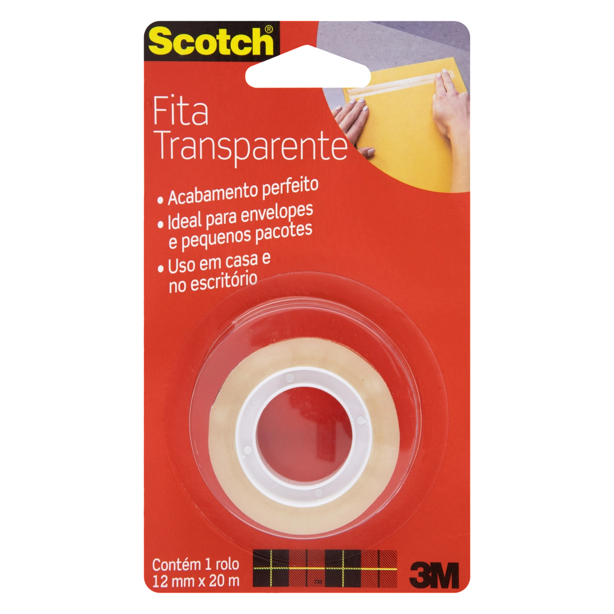 Fita Transparente Scotch 12mm X 20m