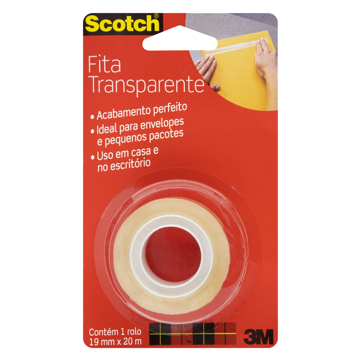 Fita Transparente Scotch 19mm X 20m