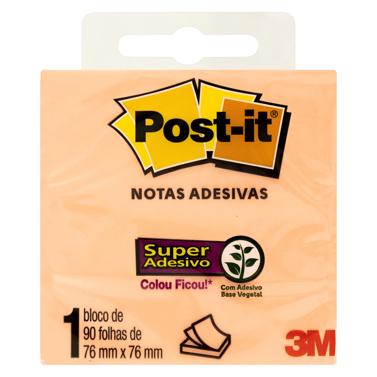 Bloco De Notas Adesivas Damasco Post It 76mm X 76mm 90 Folhas