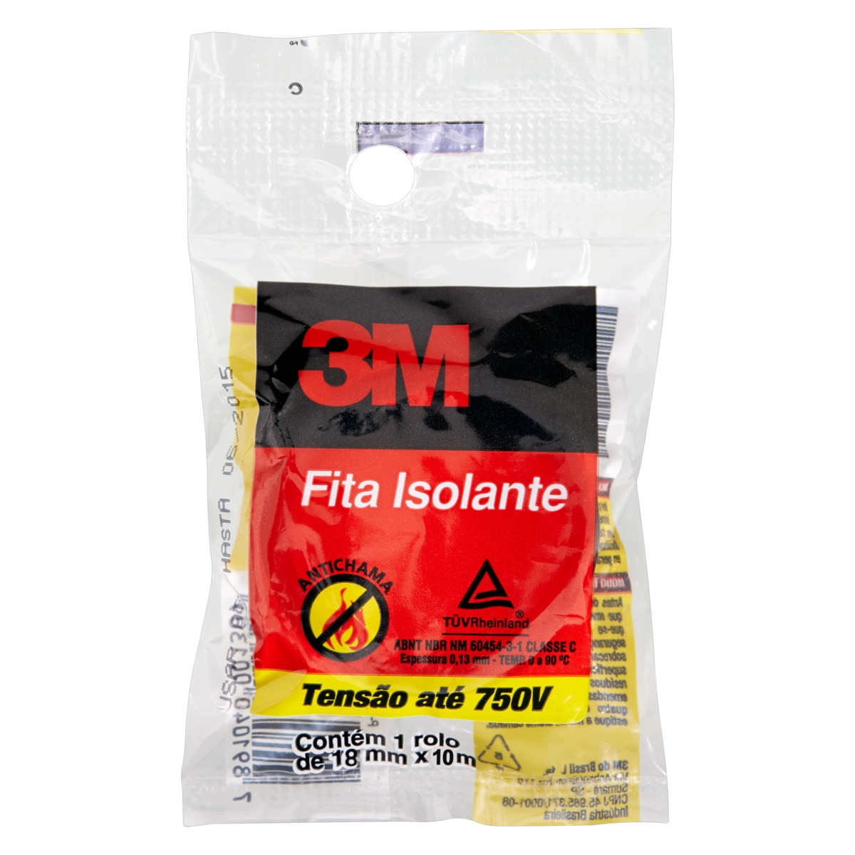 Fita Isolante 3m 18mm X 10m