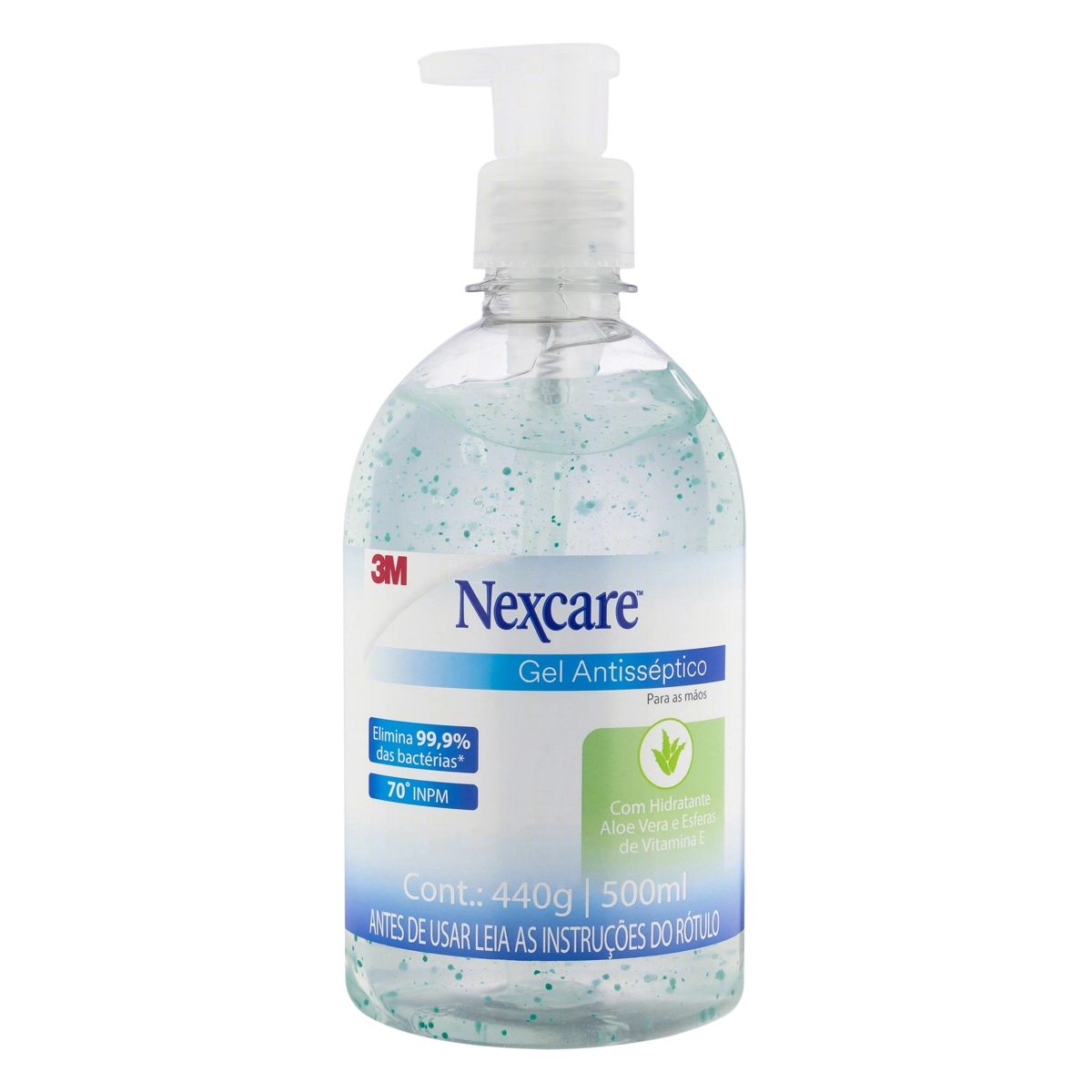 álcool Gel 70 Inpm Nexcare Frasco 440g