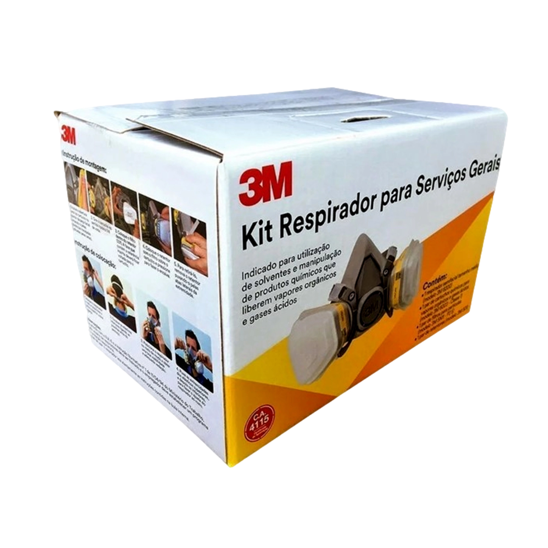 Kit Respirador Para Serviços Gerais 3m