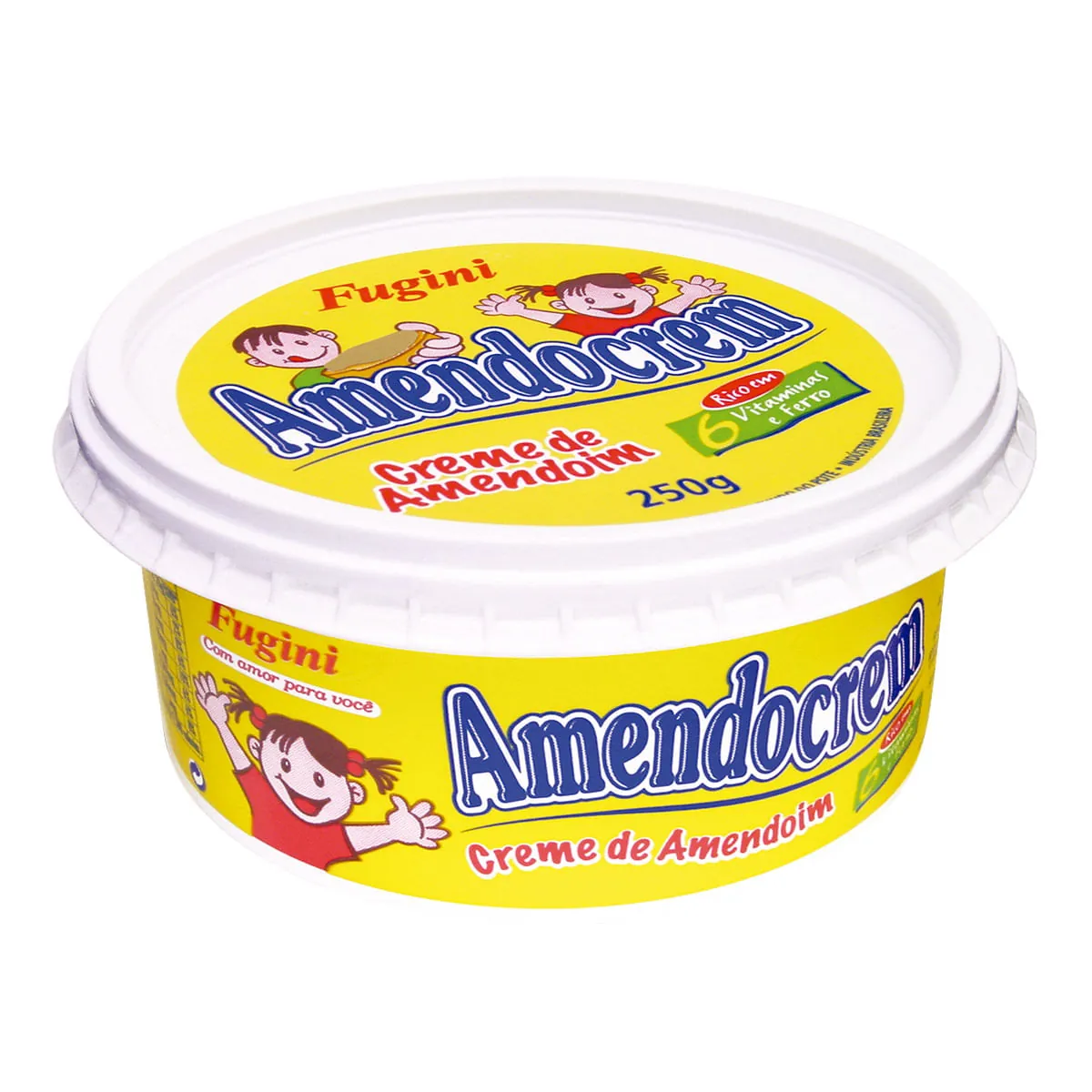 Creme de Amendoim sem Glúten Amendocrem 1 Unidade 250g