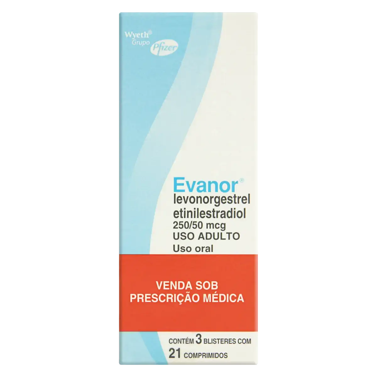 Evanor Wyeth Caixa 3 Blísteres