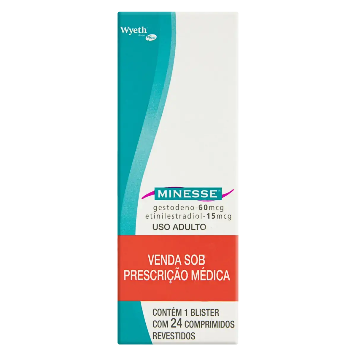 Minesse Wyeth Caixa 24 Comprimidos Revestidos