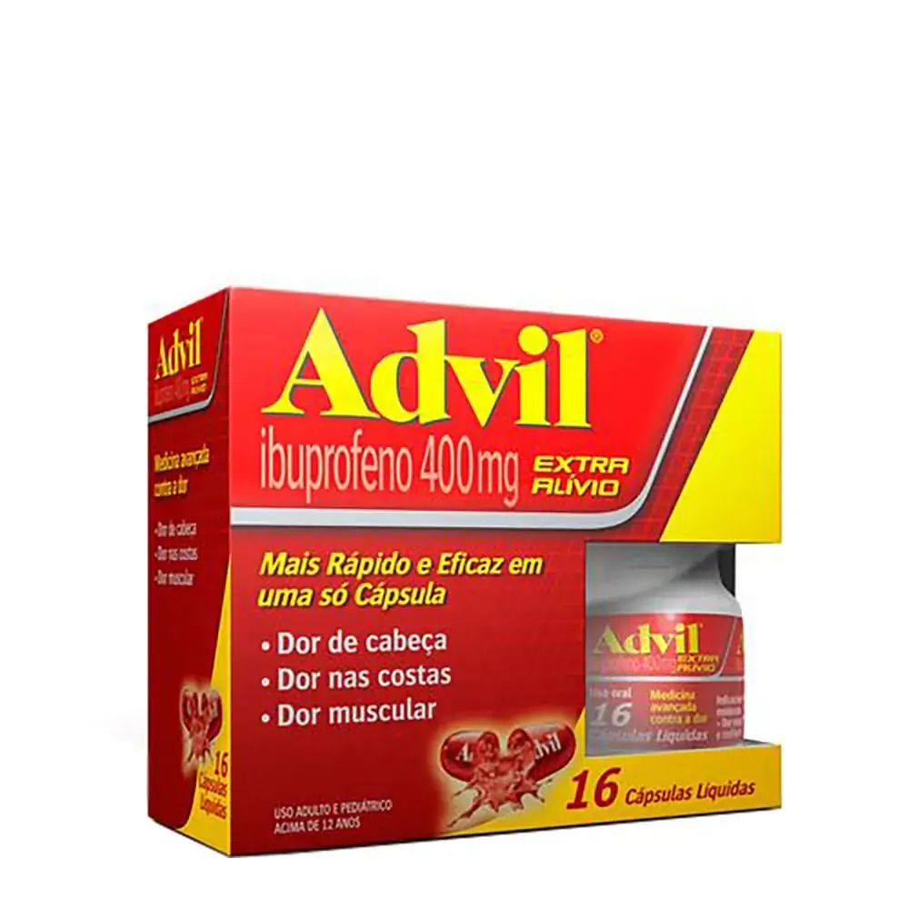Advil 400mg Caixa 16bl X 1 Cap