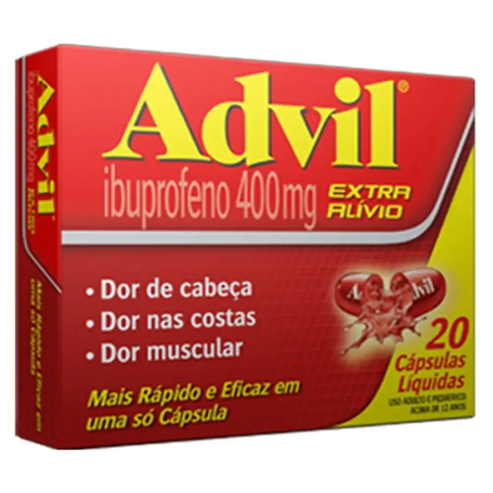 Advil 400mg Caixa 2bl X 10 Cap