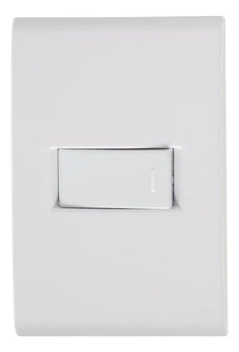 Conjunto 4x2 1 Interruptor Bipolar Liz Tramontina - Branco Branco