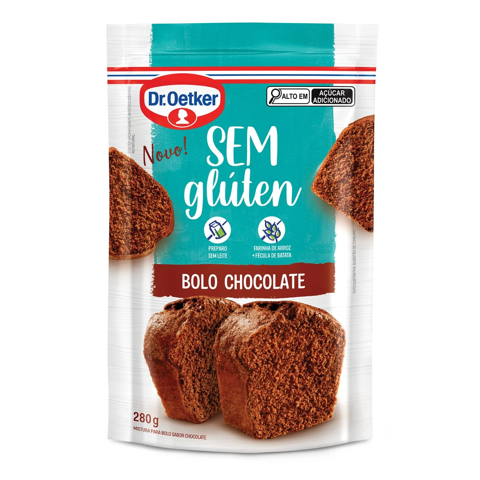 Mist.p/bolo Oetker 280g Choc.gluten Free