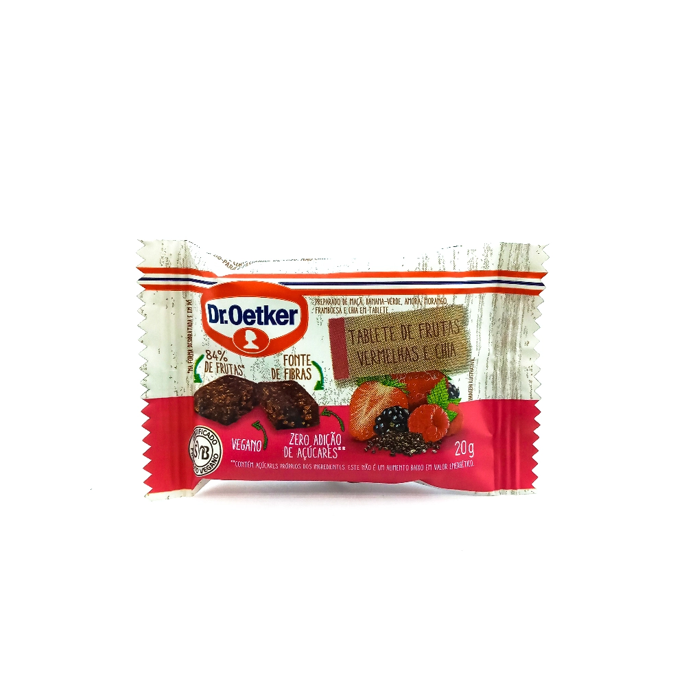 Tablete Frutas Verm Chia 20g