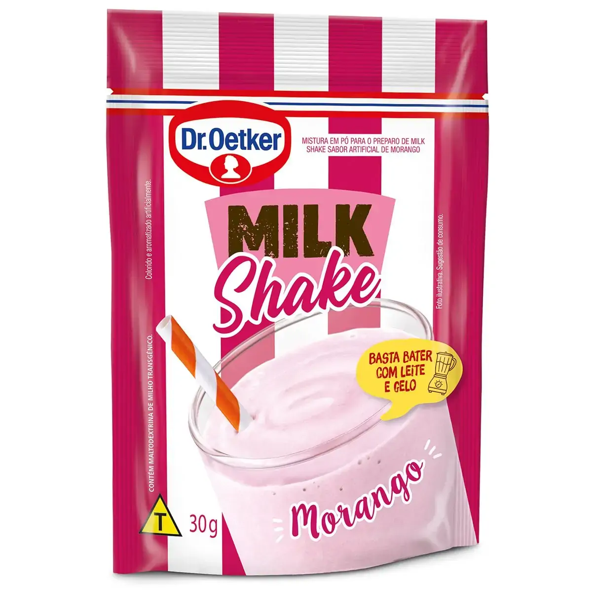 Milk Shake Sabor Morango Dr. Oetker 30g
