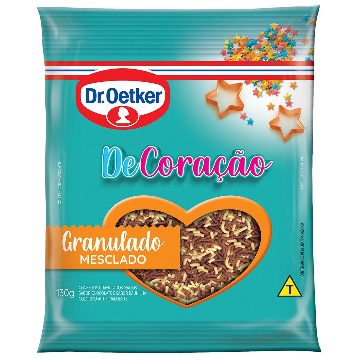 Chocolate Granulado Mesclado Dr. OETKER Pacote 130g