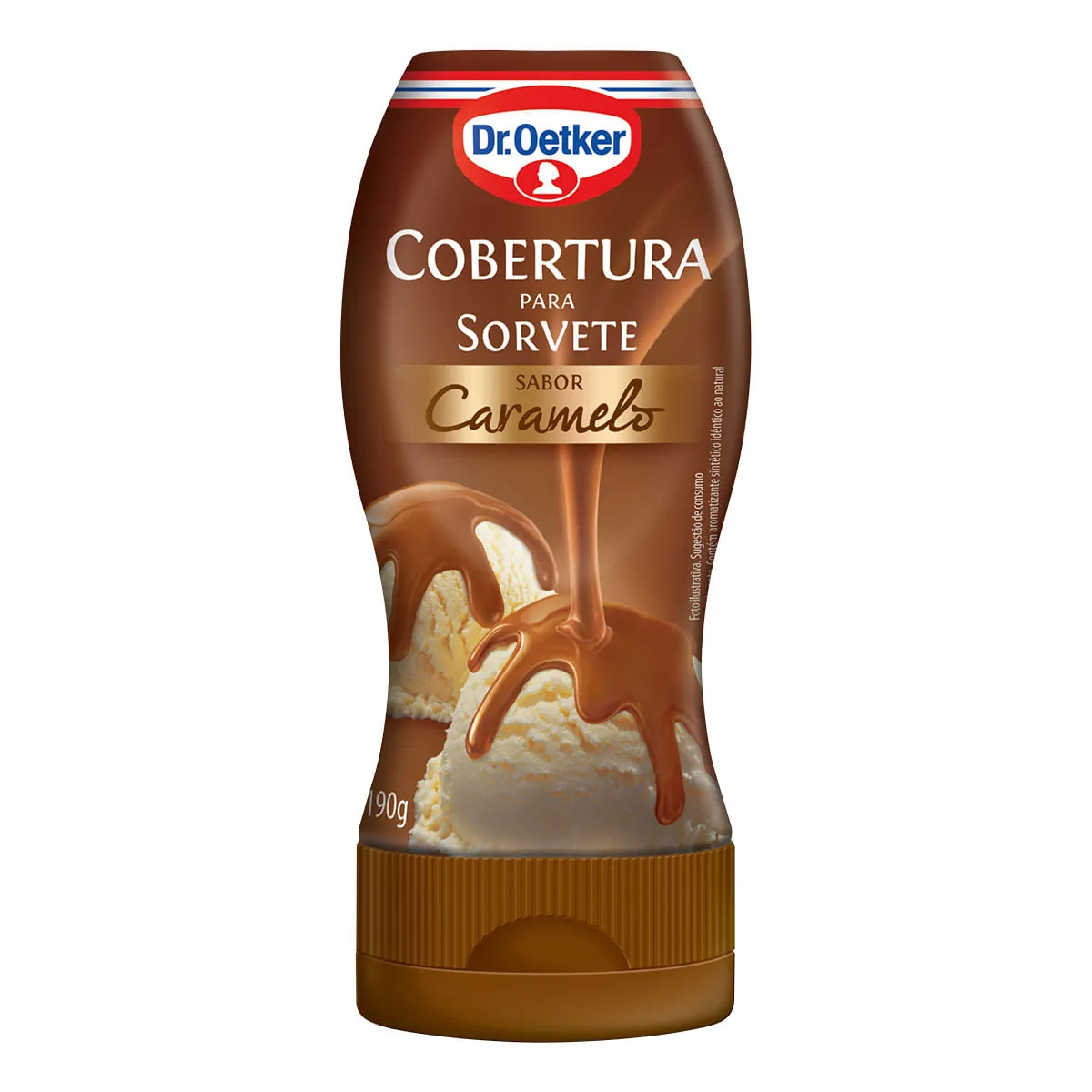 Cobertura de Caramelo para Sorvete OETKER 190g
