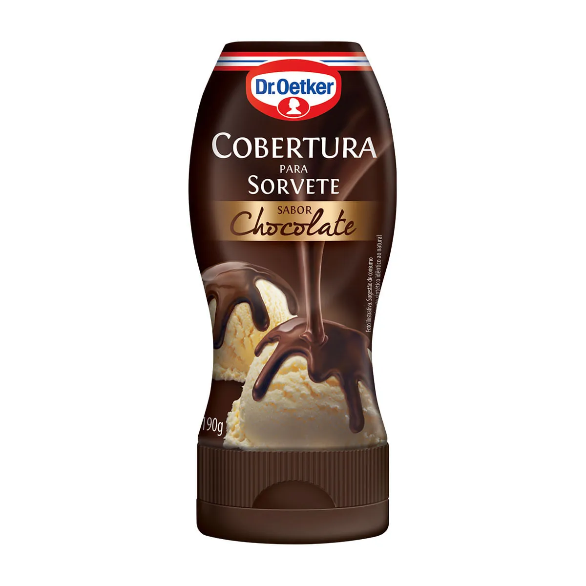 Cobertura de Chocolate para Sorvete OETKER 190g