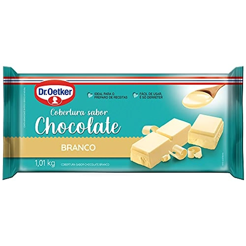 Barra Choc Dr Oetker Cob Branco 1,01kg