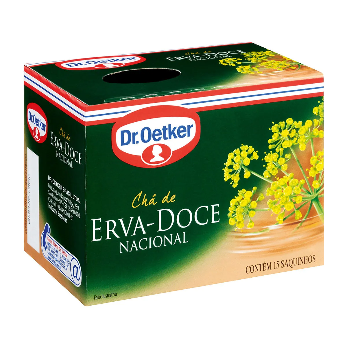 Chá de Erva Doce Dr. OETKER 30g com 15 Unidades