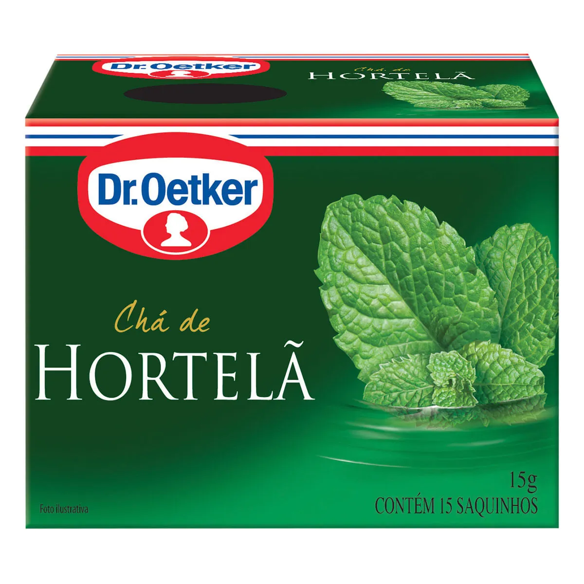 Chá Hortelã Dr. Oetker Caixa com 15 Sachês 15g